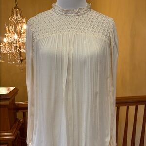 Cottagecore Peasant Romantic Puffy Long-Sleeve Blouse Wmn’s XS